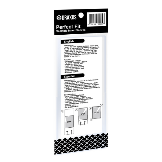 Protectores Perfect Fit Sealables Inner Slevees 64x89mm